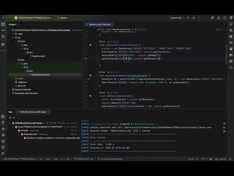 2025 Lab 6 OOP JaCoCo Test Coverage