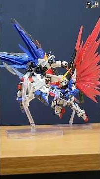 [4K][Posing Practice #115] Let's try the "Freedom Stab Pose" with Destiny! MGSD Destiny Gundam