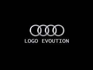 AUDI LOGO EVOLUTION 1909 Today
