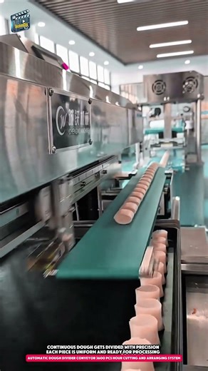 Automatic Dough Divider Conveyor 3600 PCS Hour Cutting and Arranging System for Bakery production
