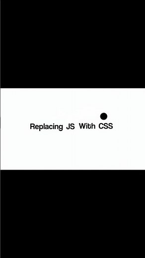 Why Developers Are Dropping JavaScript for CSS #webdesign #css #webdevelopment