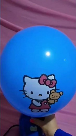 HELLO KITTY BALLOON INFLATION AND DEFLATION!!!