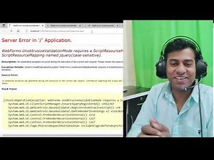 how to fix unobtrusivevalidationmode error in asp.net