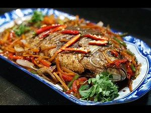 Crispy Garlic Ginger Soy Sauce Fish - Fried Whole Fish - Fried Tilapia - Youtube