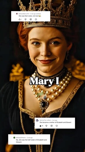 Mary I, Elizabeth I and Edward VI: Secrets of the Tudor Dynasty #tudor #tudorhistory #youtubeshorts