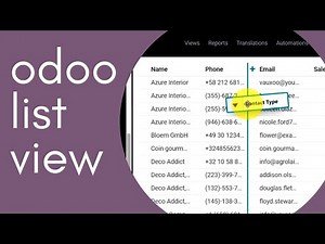 Odoo Add Filed to List View