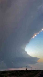 Chasing a Monster Supercell Near Roswell, New Mexico | Incredible Lightning Storm