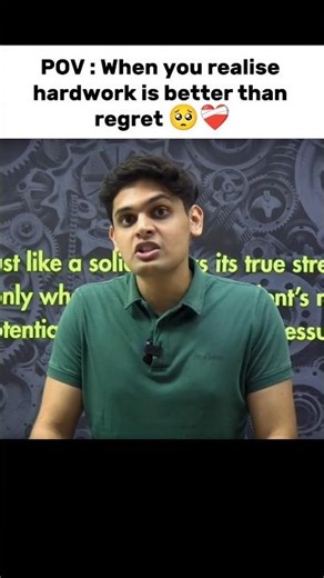 Be hardworking 🙌 | prashant kirad | #hardwork #regret #success #class10th #cbse