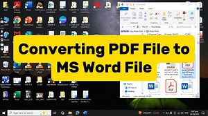 CONVERTING PDF File to MS Word File ✅ #WhileInVacation #SirDhe | Sir Dhe