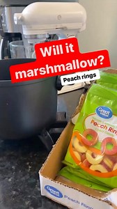 Peach ring marshmallows #peach #gummies #fypシ゚viralシfypシ゚ | One Sweet Mama