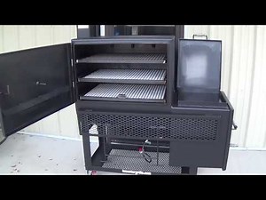 24''x36'' Offset Cabinet Smoker by Lone Star Grillz