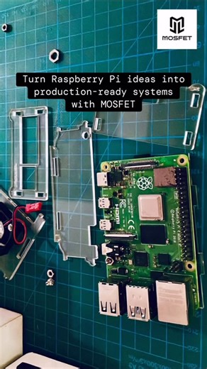 Mosfet on Instagram: "Design. Test. Deploy. MOSFET supports every stage of your Raspberry Pi idea. #MOSFET #AI #iot #raspberry #arduino"