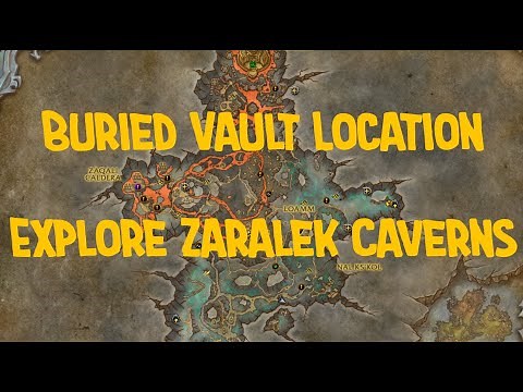 Buried Vault Location in Zaralek Caverns for the Exploration Achievement