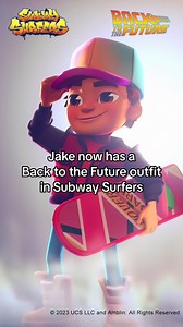 Jake has a new Future McFly Outfit in game now #SubwaySurfers #BacktotheFuture | Subway Surfers