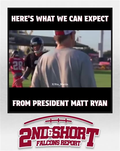 “You were right, I was wrong.” - @ryan_matt02 🧊 Some behind the scenes moments shows us what we can expect from Matt Ryan as Atlanta Falcons President of Football. 🏈 Football IQ ✅ 🤝 Leadership ✅ ↔️ Accountability ✅ How do you see this first year going under Matt’s leadership❓ 🎥: x/Ria_Martin #AtlantaFalcons #MattRyan #Falcons #NFLNews #FalconsNation