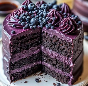 Purple Velvet Cake Recipe: Easy Dinner & Party Dessert (digital Download) - Etsy