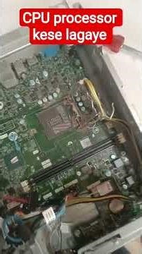 CPU Processor Motherboard Me Kaise Lagaye | Step by Step Installation | Beginner Guide