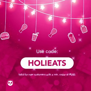 Get into the holiday mood and feast on your favorites for less! Ho ho ho order today. 🎅🐼 | foodpanda