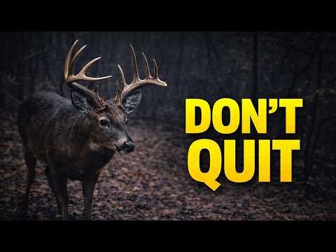Why Most Hunters Quit Too Early | The Grit Formula