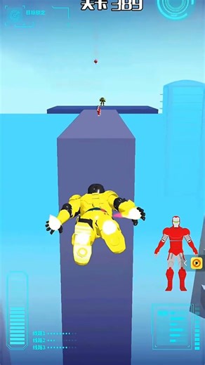 Iron man piece collect 3d game run #shorts