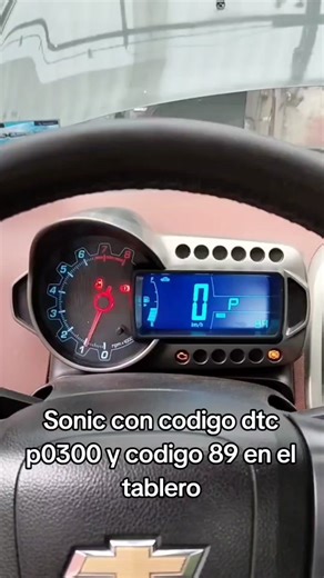 Sonic con código de fallo dtc p0300 y código 89 en el tablero! #electromecanica #chevrolet #tallerlosmayschambitas #mecanica #diagnostico #p0300 #sonic