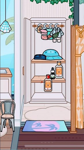 Rebuild my house part 9?: changing room for pool 💜