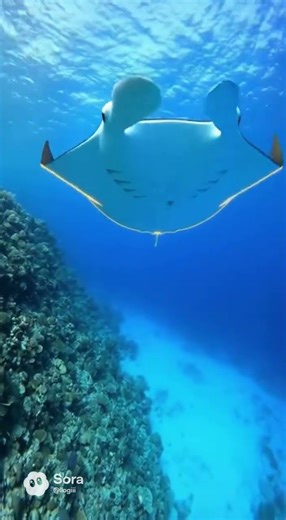 Invisible Glass-Like Shape Bends Light as Fish Scatter – Diver POV