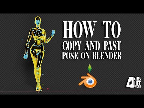 TUTORIAL FOR SIMS 4 POSES ON BLENDER