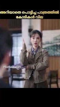 അറിയാതെ പൊട്ടിച്ച പാത്രത്തിന് കോടികൾ വിലകൾ 😱| Malayalam movie explain #shorts #chinesedrama