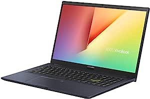 ASUS VivoBook 15 F513 Thin and Light Laptop, 15.6” FHD Display, AMD Ryzen 5 4500U CPU, 8GB DDR4 RAM, 128GB PCIe SSD, 1TB HDD, Windows 10 Home, Bespoke Black, F513IA-EB55