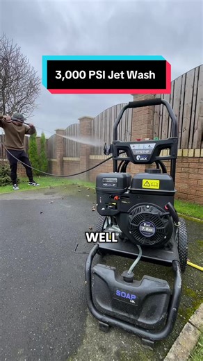 Powerful 3000 PSI Petrol Pressure Washer for Home Use