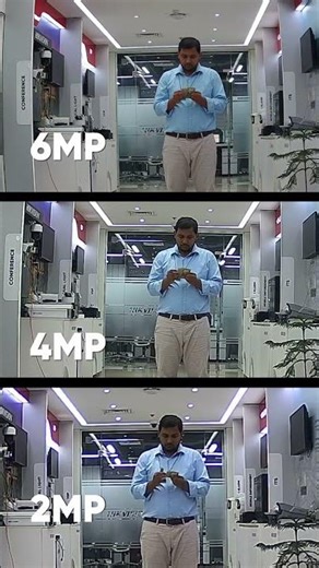 6MP vs 4MP vs 2MP footage comparison #cctung #aliexpress #cctv #diy #mcctv