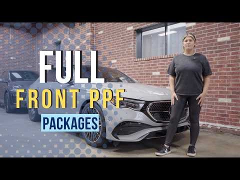 Protecting This Brand Mercedes E450 With a Full Front Paint Protection Film Package