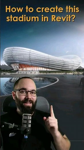 How to Model this Stadium in #revit