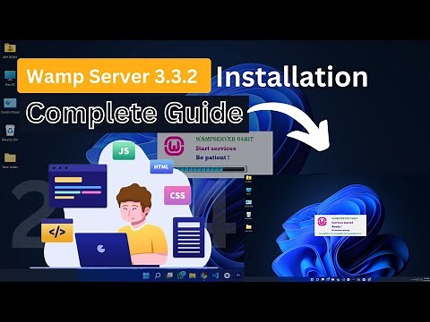 How to Install WAMP Server 3.3.2 on Windows 10/11 [ 2024 Update ] Step-by-Step Installation guide