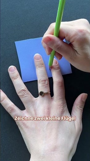 Dieser Mini-Flieger ist perfekt für kleine Entdecker!🛩️💡#Papierflieger #Bastelidee