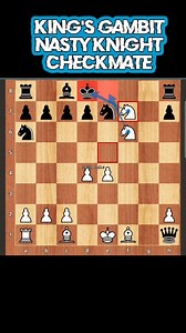 Sacrifice Shock Two Knights Checkmate #chess #chessstrategy #chessgame #Checkmate | Chess Practice