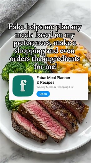 Faba takes the hassle out of meal planning #mealprep #healthyliving #GetFaba #faba #74ujn @faba.app