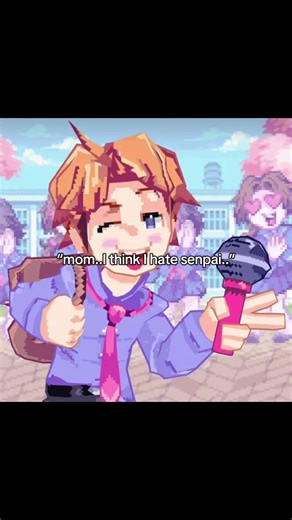 #senpaifnf | I don’t know what to post so here’s senpai ig #senpai #fnf #satire #joke