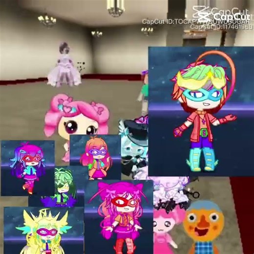 Cartoons with numberblocks perfect numbers band 1 #numberblocksquarterband #gachalife #gacha