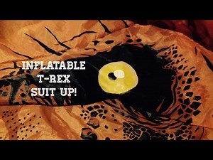 Inflatable T-Rex costume Suit Up!