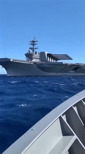 This is what maximum firepower looks like. 😱 When the flight deck becomes a gun deck