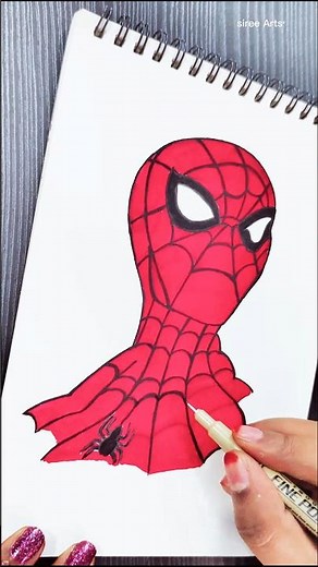 How To Draw Spider Gwen | Spider Man Sketch Drawing (Step by Step)Peter and Gwen #spidermanDrawing