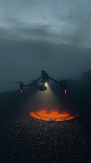 Flying the #djiinspire3 on set with harsh conditions #iceland #drone #filmmaking #cinema #dji