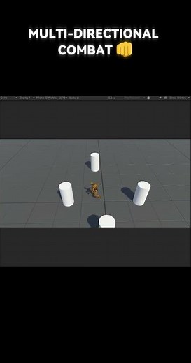 I Built a Multi-Directional Combat System in Unity 🔥 #shorts