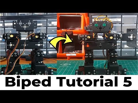 Biped Tutorial | How to build an Arduino Biped PART 5 : Final connections and Arduino Code