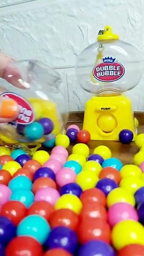 How To Refill Dubble Bubble Mini Gumball Machine ASMR #best #asmr #howto #shorts #easy #trending