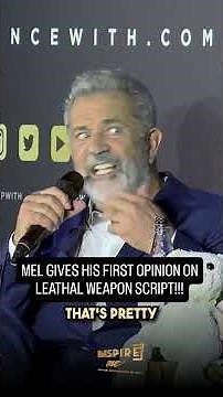 Mel Gibson talks about when he first saw Leathal Weapon script...