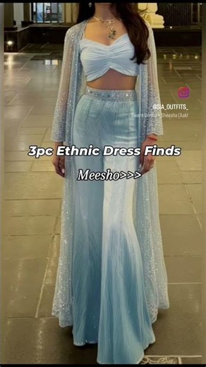 3Pc Ethnic Dress Finds Meesho ||Meesho Dresses #meesho #meeshohaul #meeshoutfit #trending #shorts