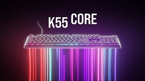 3.4K views · 91 reactions | The K55 CORE has everything you need to start your winning streak. CORSAIR'S newest keyboard with quiet and responsive membrane switches, 300ml spill resistance, and 10-zone RGB backlighting. Available now: https://cor.sr/K55-CORE-Social | CORSAIR | Facebook